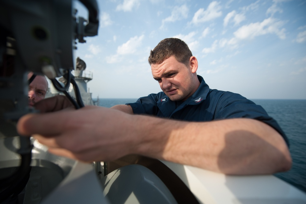 USS Mobile Bay operations