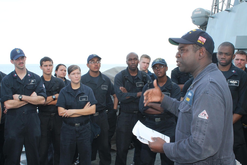 USS Mahan operations