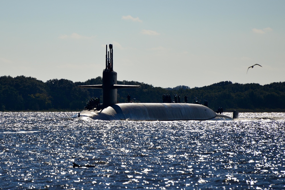 USS Rhode Island returns