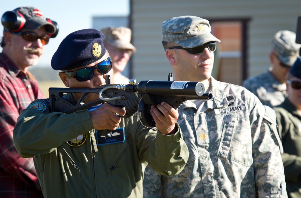 Weapons training