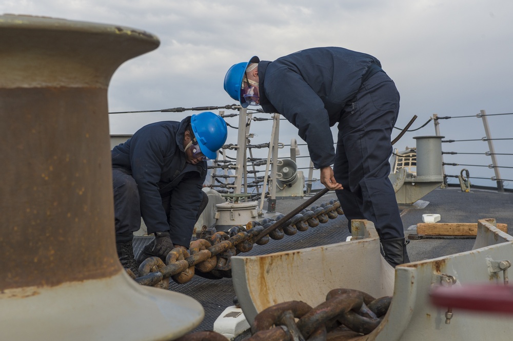 USS Cole daily operations