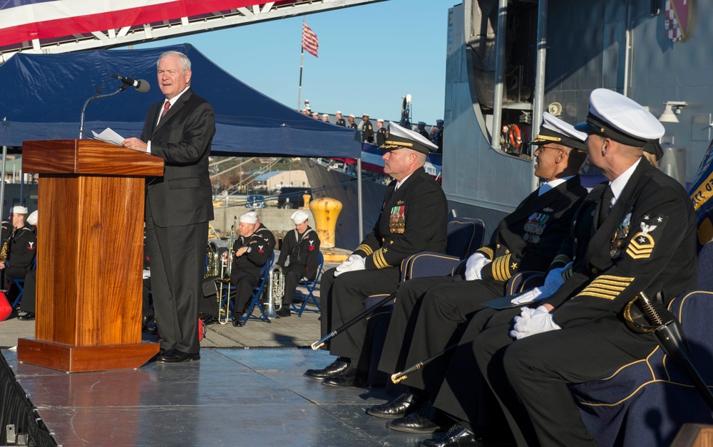 USS Ingraham ceremony