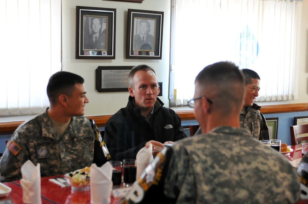 Under Secretary of the Army visits JSA