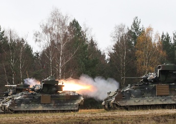 Missile going down range