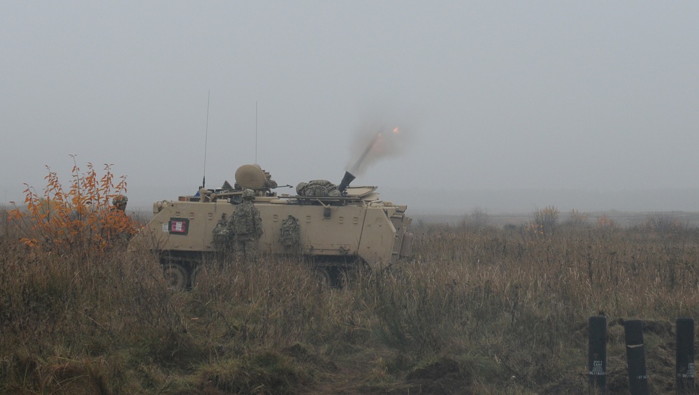 Polish, US Soldiers conduct mortar training