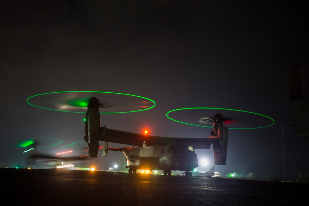 SPMAGTF-CR-AF Osprey Night Training