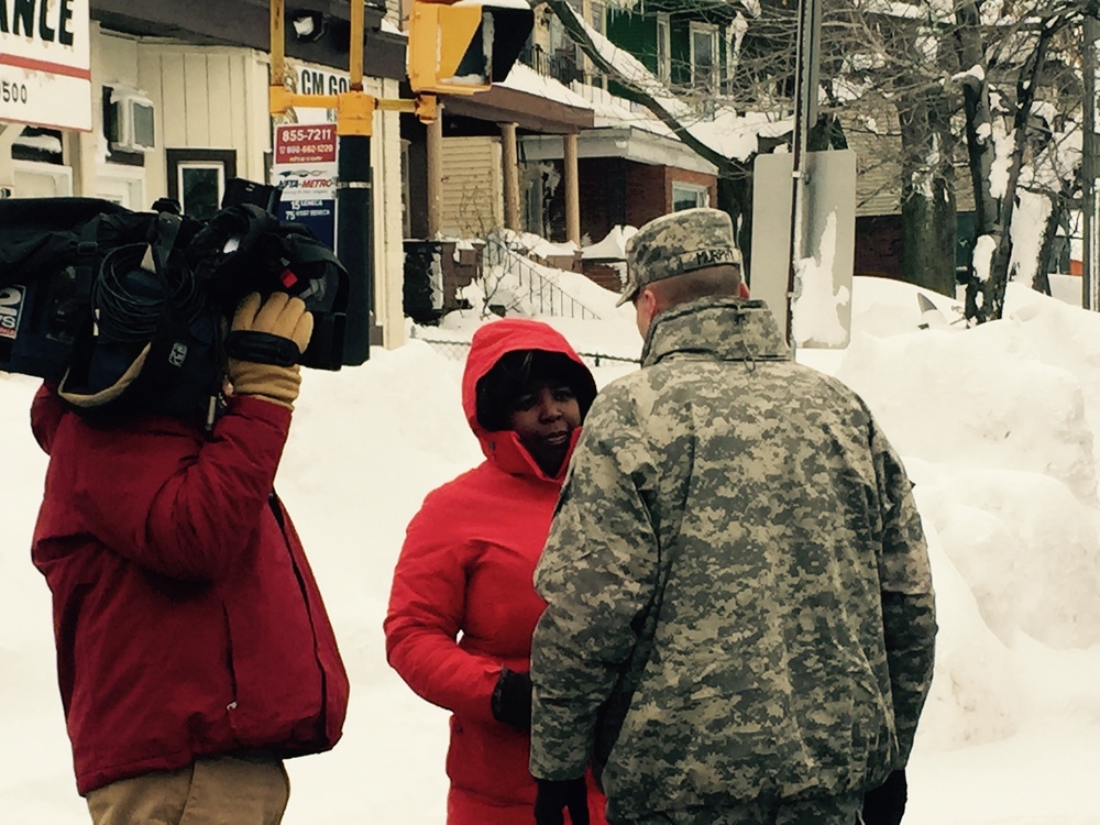 Western New York blizzard relief