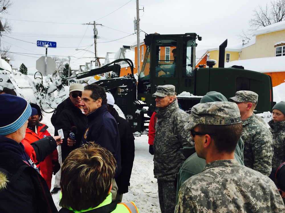 Western New York blizzard relief