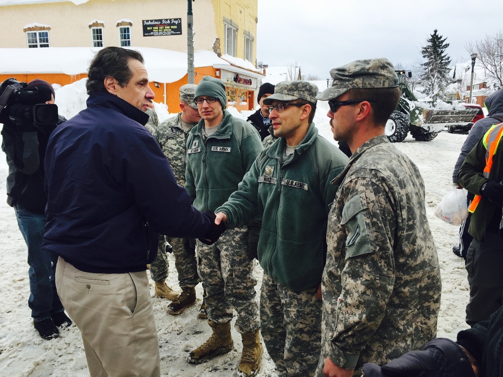 Western New York blizzard relief