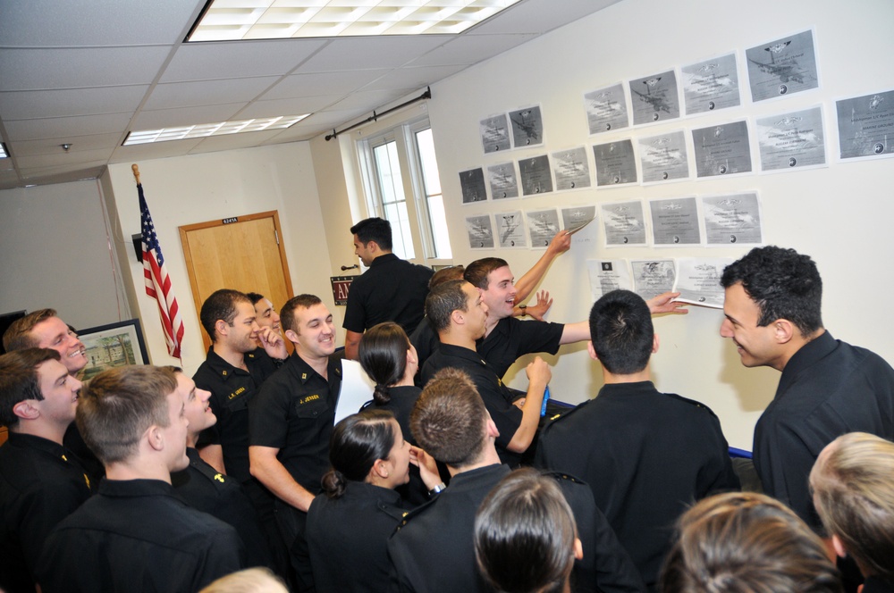 US Naval Academy service selection ceremony