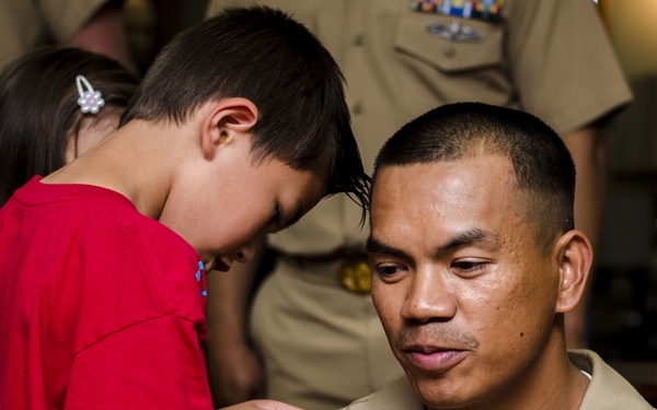 USS George Washington frocking ceremony