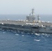 USS Nimitz transits through the Gulf of Oman