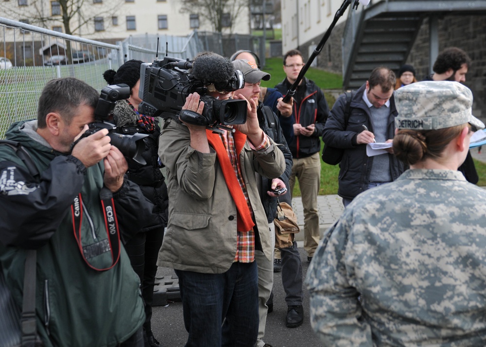 Baumholder CMA organizers give facility tour to local VIPs, media