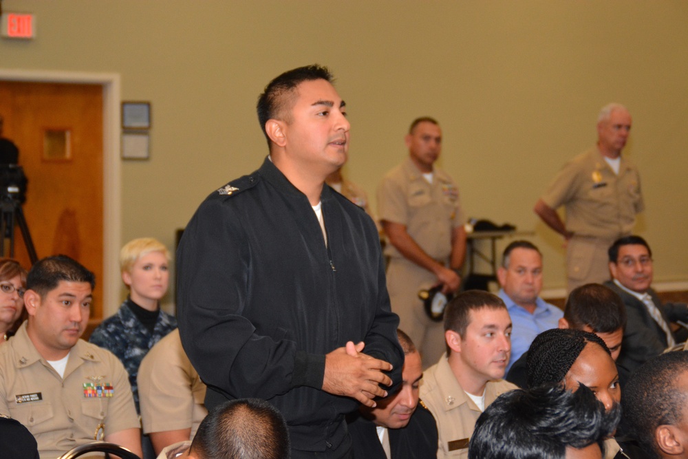 Chief of Naval Personnel visits San Antonio-based Sailors