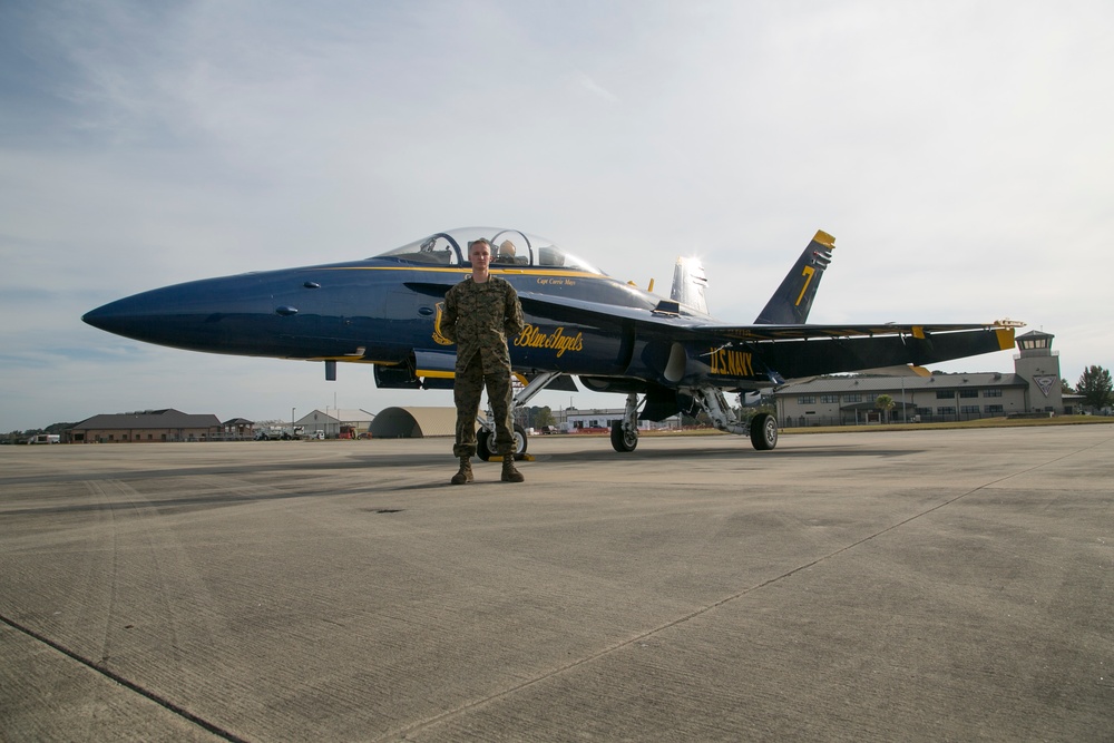 New York native takes off with Blue Angels