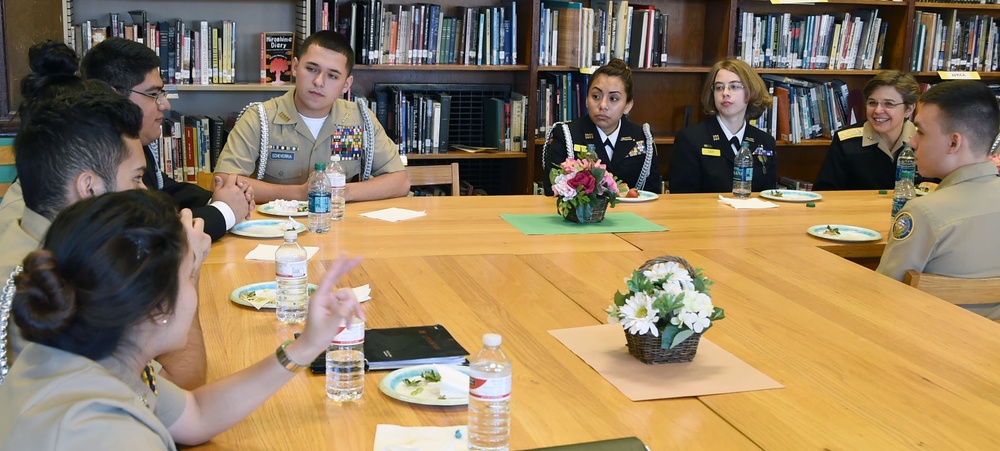 Chief of chaplains visits Rickover Naval Academy