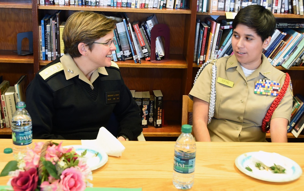 Chief of chaplains visits Rickover Naval Academy