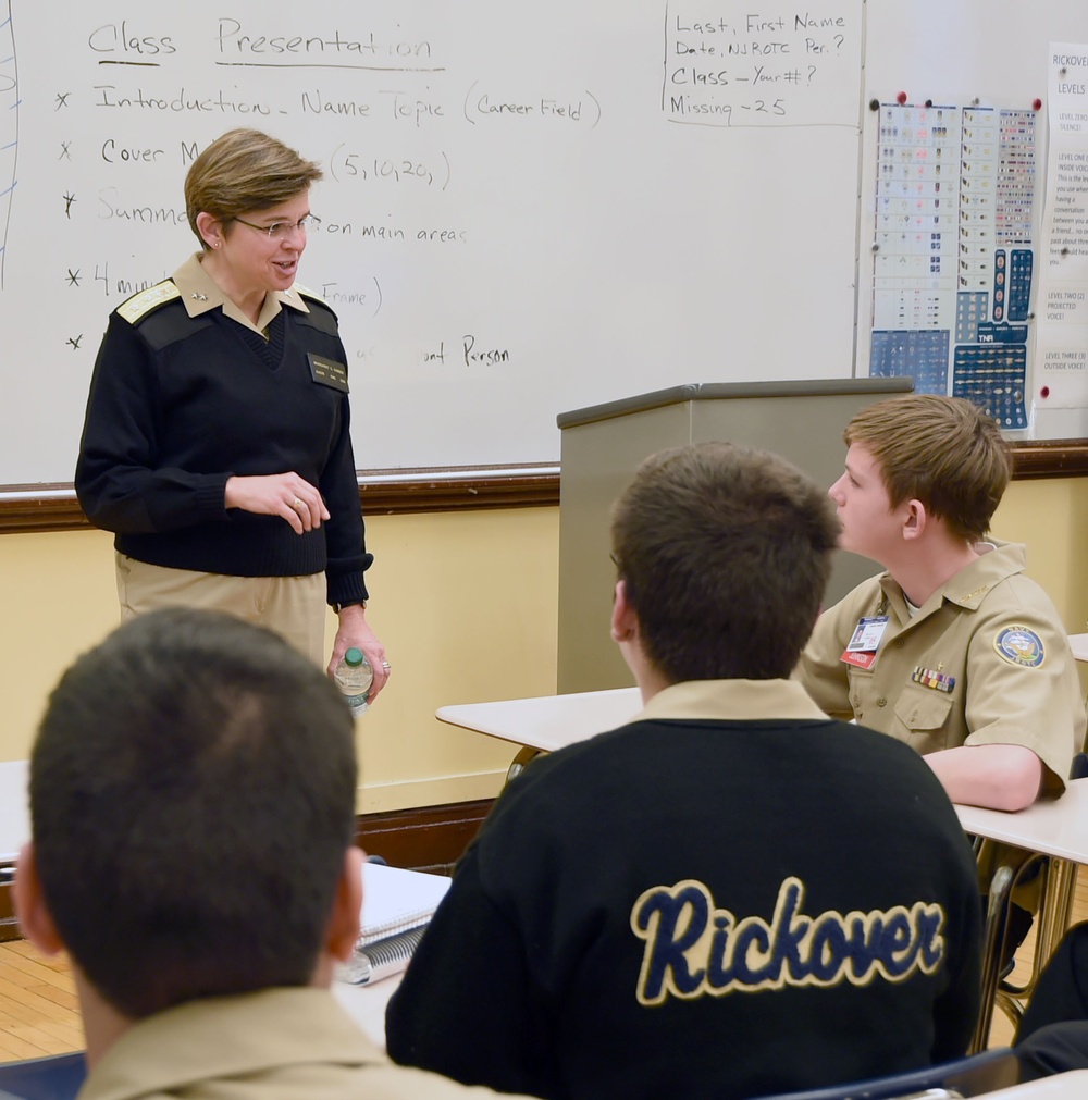 Chief of chaplains visits Rickover Naval Academy