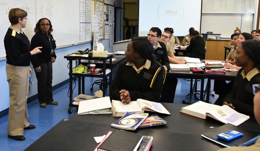 Chief of chaplains visits Rickover Naval Academy