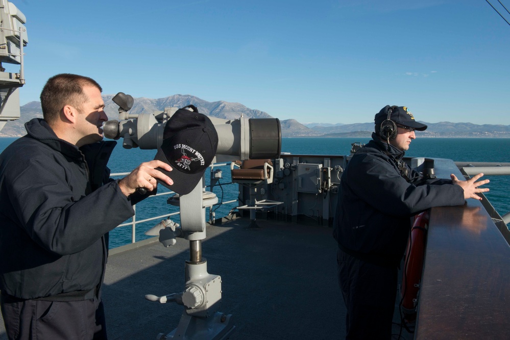 USS Mount Whitney operations