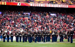 Redskins salute the military