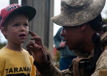 Local community interacts with New Zealand and US militaries during Exercise Kiwi Koru Open House event