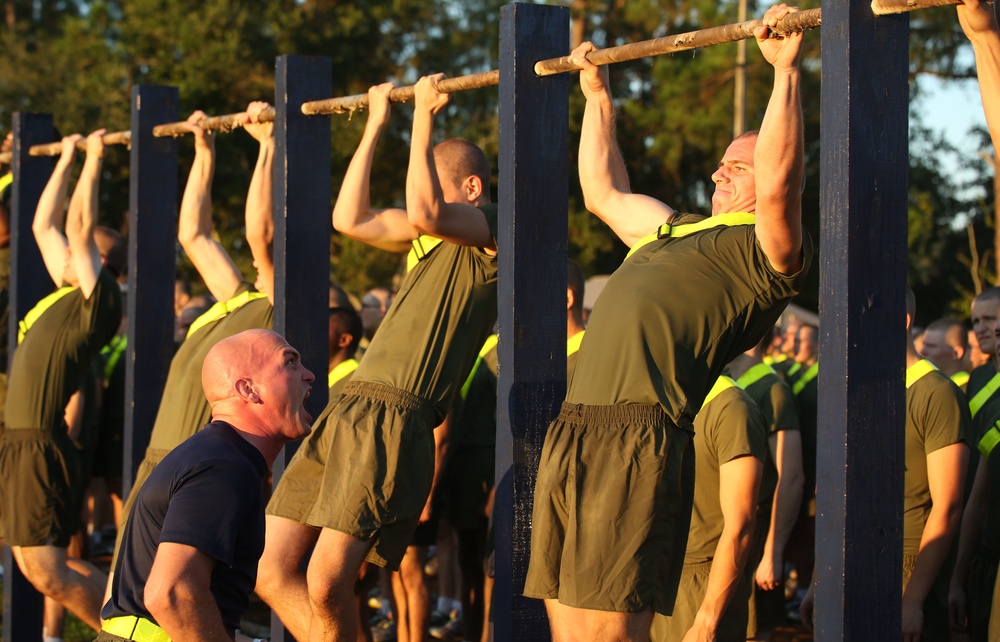 Photo Gallery: Marine recruits increase strength, stamina on Parris Island