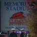 ROTC honor guard and Memorial Stadium