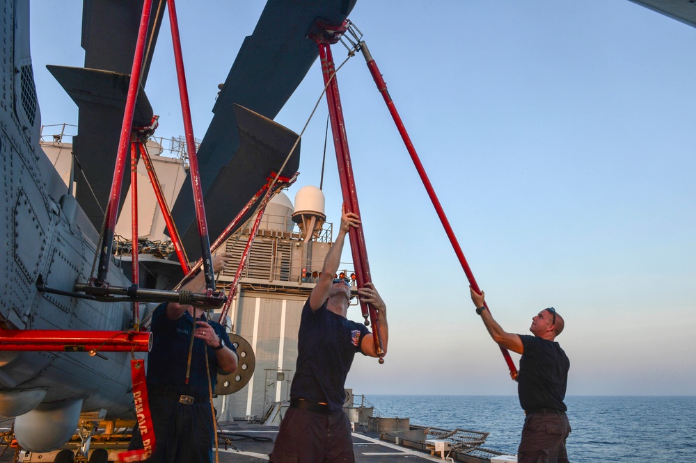 USS Monterey action