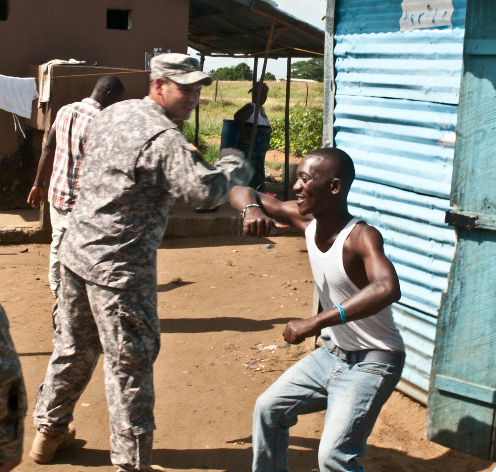 Liberia handshake