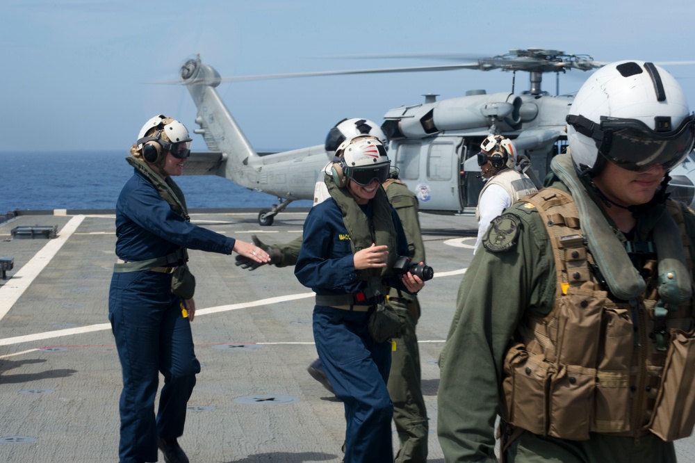 USS Germantown operations