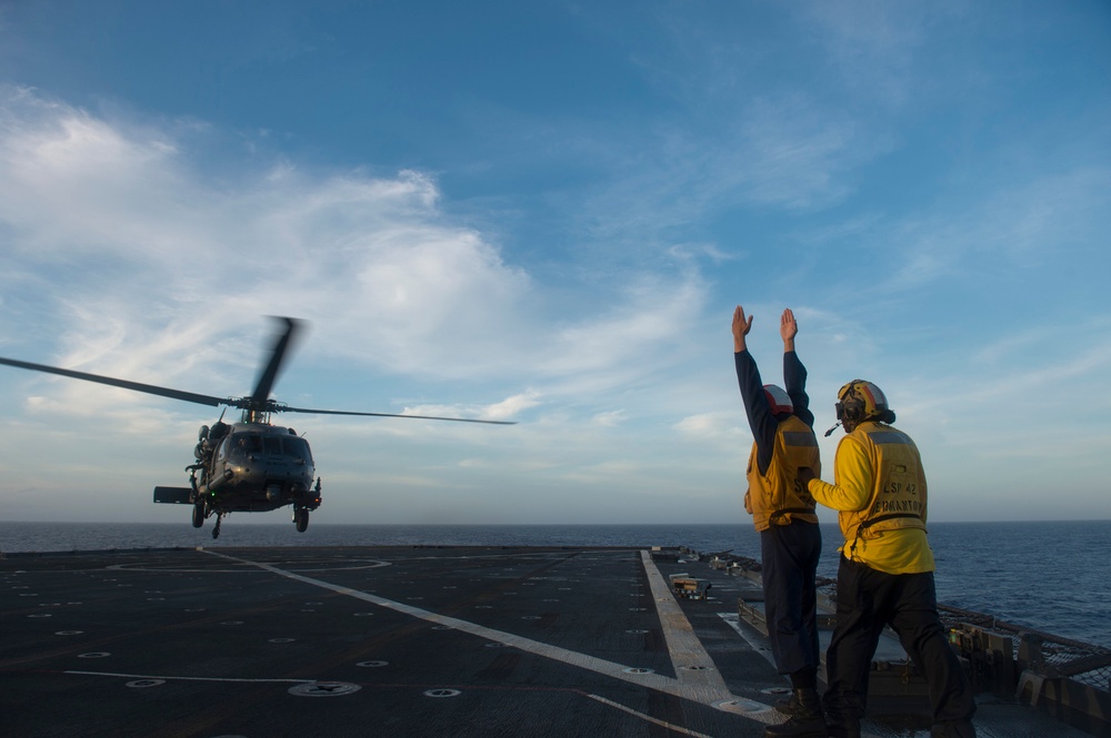 USS Germantown operations