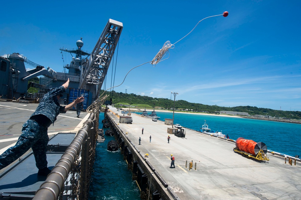 USS Germantown operations