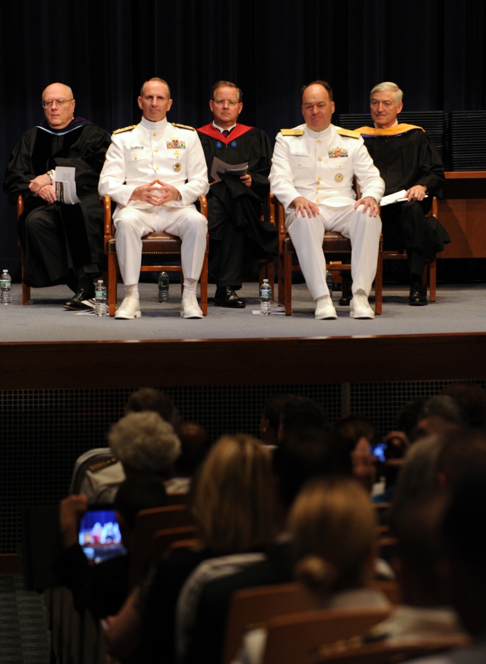 Graduation ceremony at US Naval War College