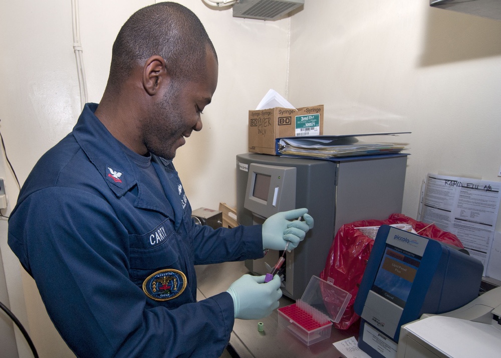 USS Iwo Jima medical operations