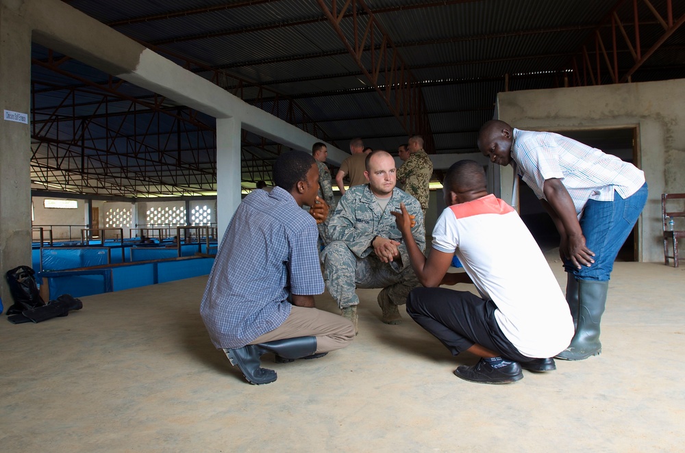 Troops fight Ebola through education and training