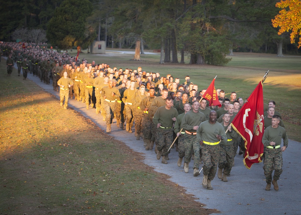 Moto run 239th Marine Corps Birthday