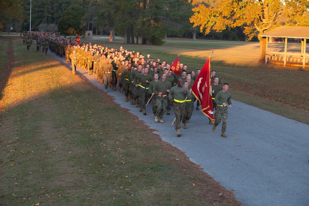 Moto run 239th Marine Corps Birthday