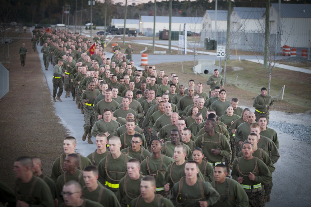Moto run 239th Marine Corps Birthday
