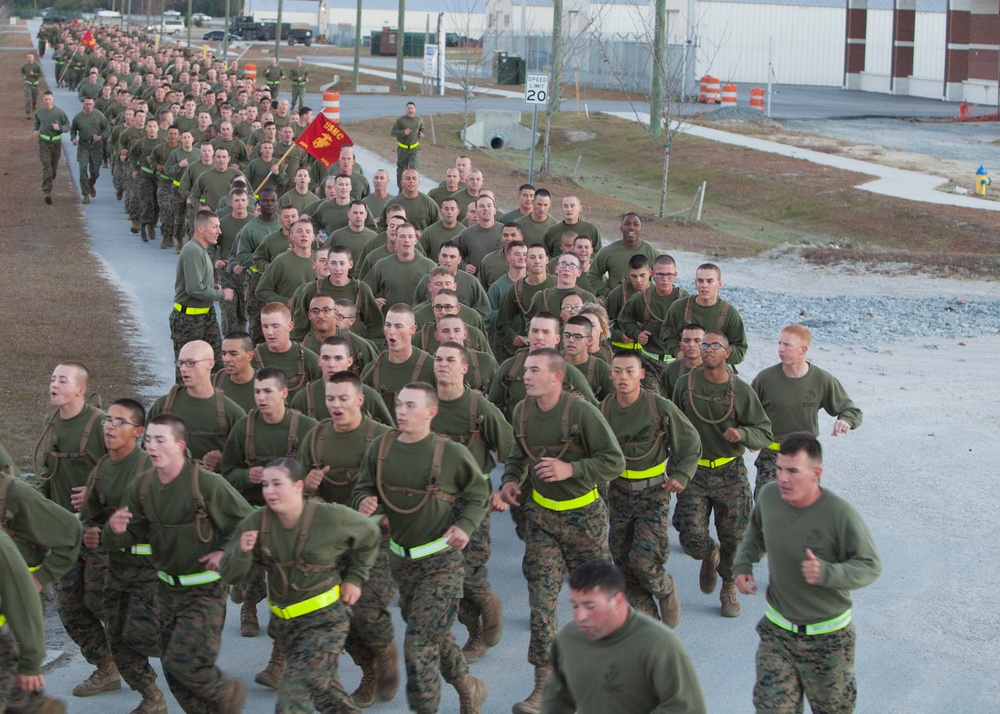 Moto run 239th Marine Corps Birthday