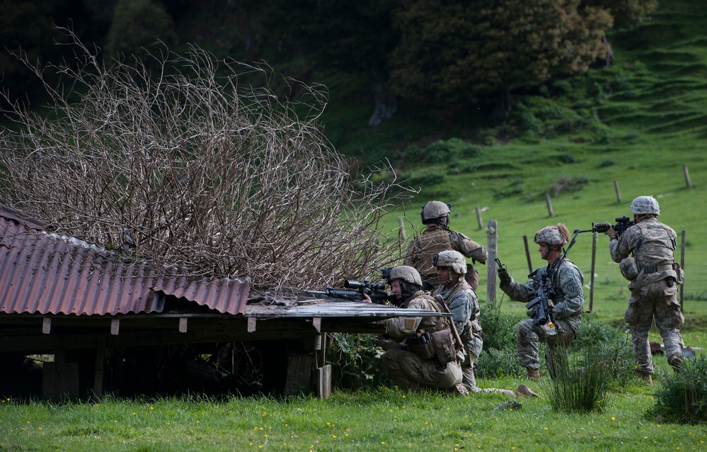 Multinational forces tackle Exercise Kiwi Koru challenges