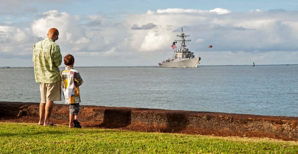 USS Paul Hamilton returns to homeport