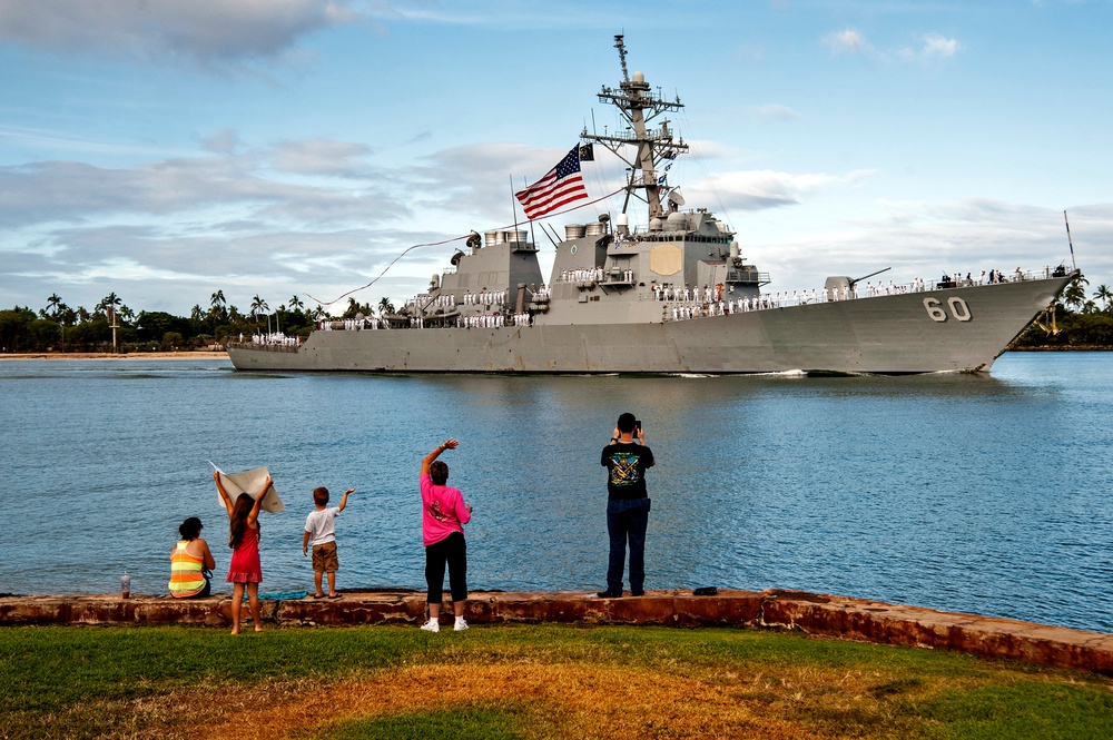 USS Paul Hamilton returns to homeport