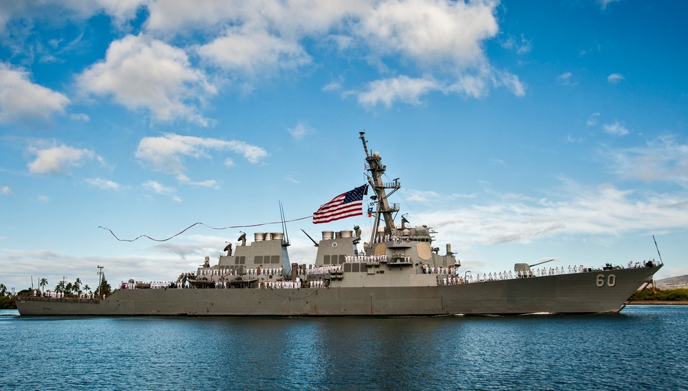 USS Paul Hamilton returns to homeport