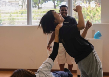 “Take ‘em to the deck!”: Marines teach Okinawan students MCMAP