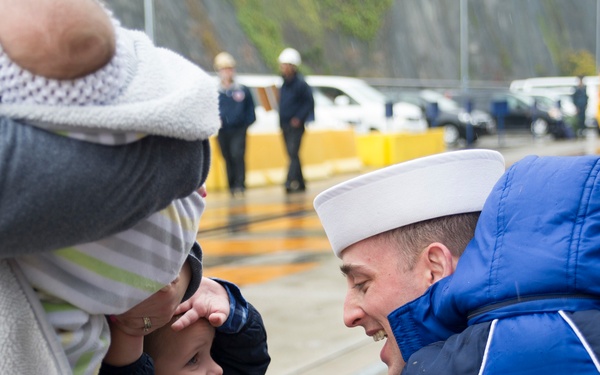 USS George Washington homecoming