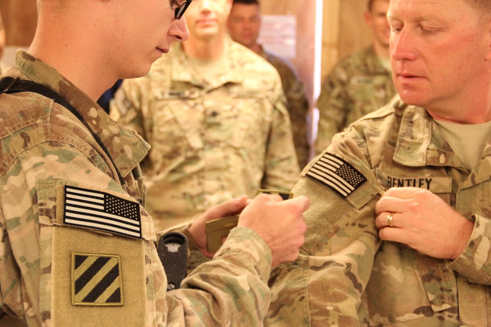 First-time deployers earn 3ID combat patch