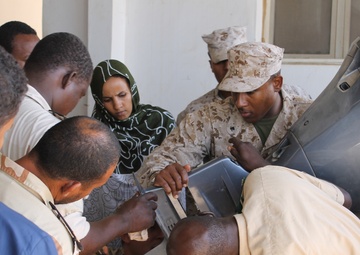 U.S. Forces aid in Mauritanian Boat Maintenance