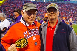 Clemson honors military and Vietnam veterans