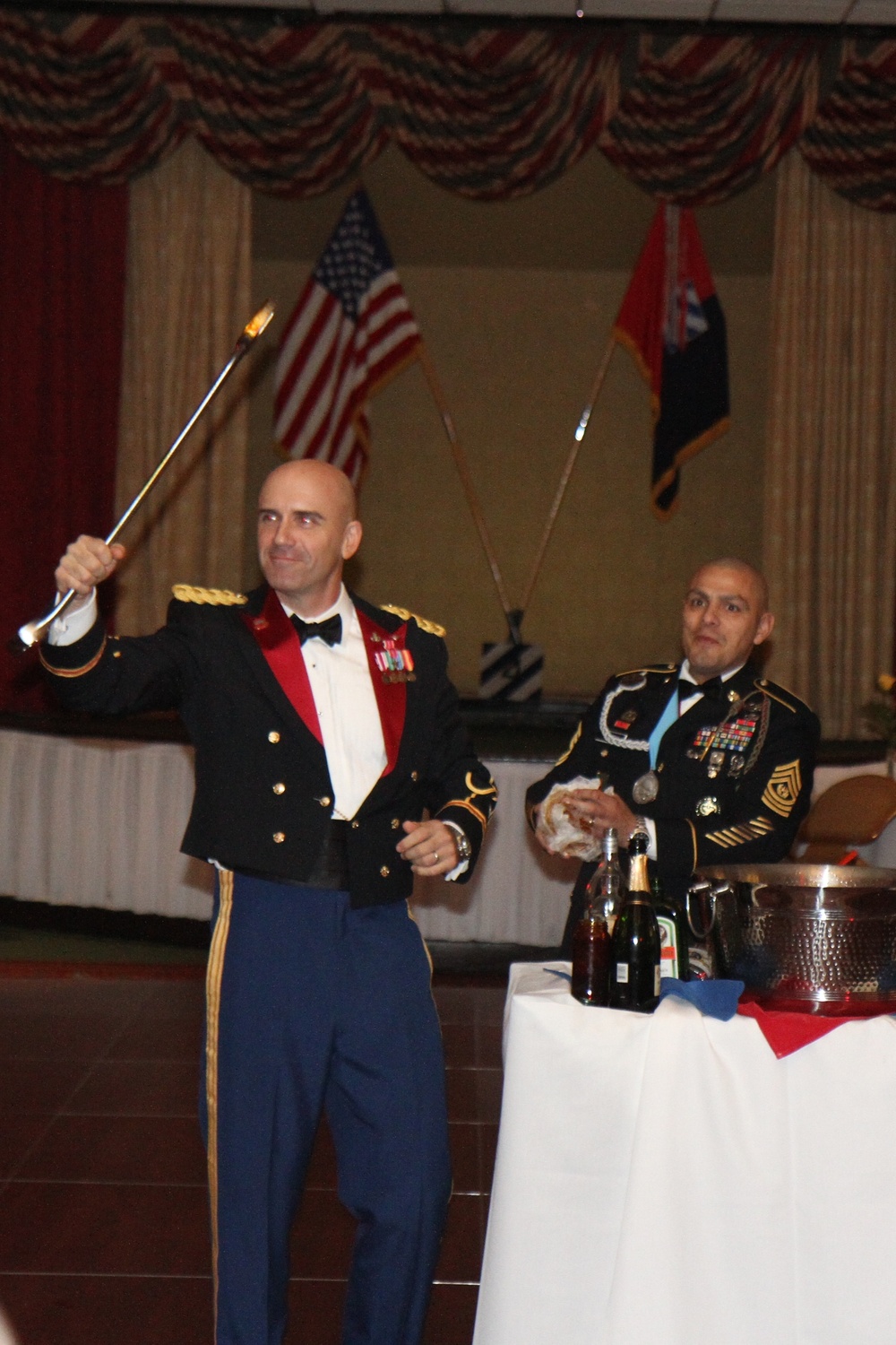 Vanguard Brigade hosts dining out, celebrates history